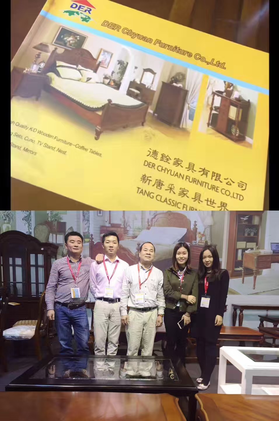 Cecilia Zhang at the Guangzhou Furniture Fair in 2016